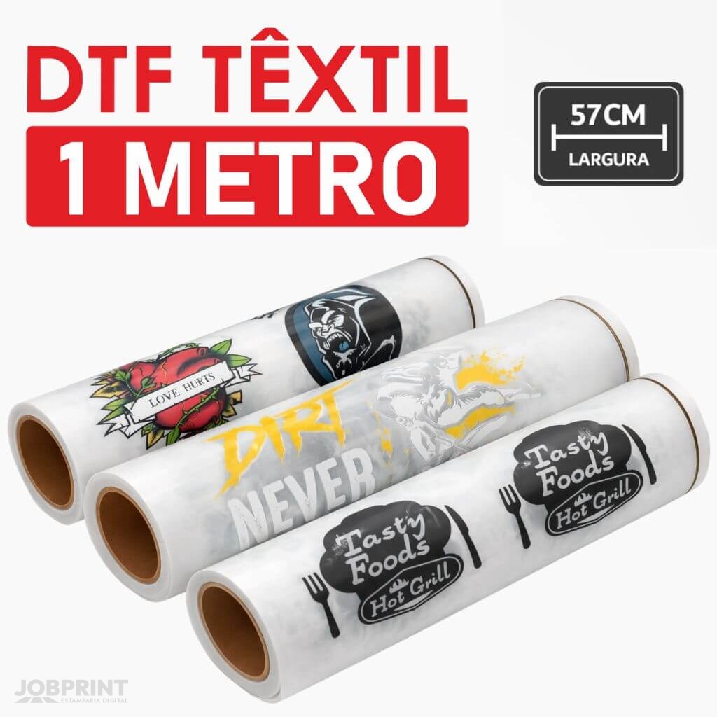 Impressões em DTF Têxtil - 1 Metro Linear Impressões em DTF Têxtil - 1 Metro Linear
