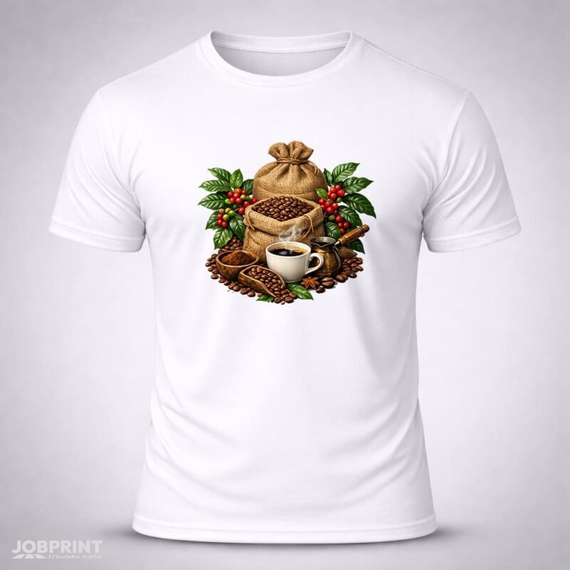 Camiseta Branca Café do Brasil