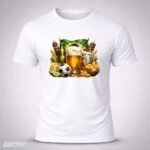 Camiseta Branca Cerveja - Paixão Nacional