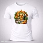 Camiseta Branca Sol do Brasil