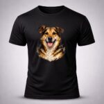 Camiseta Preta Cachorro