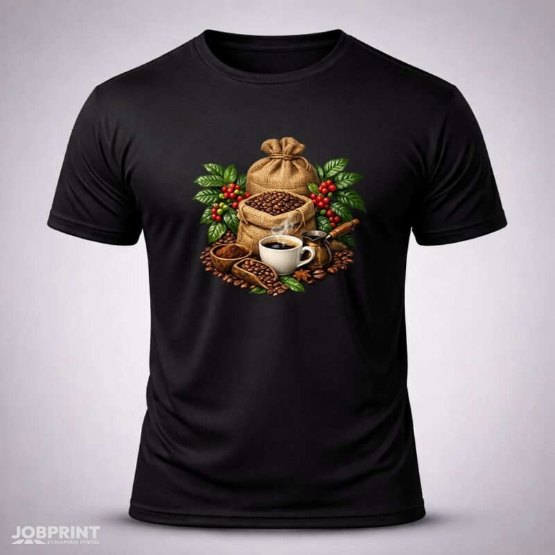 Camiseta Preta Café do Brasil