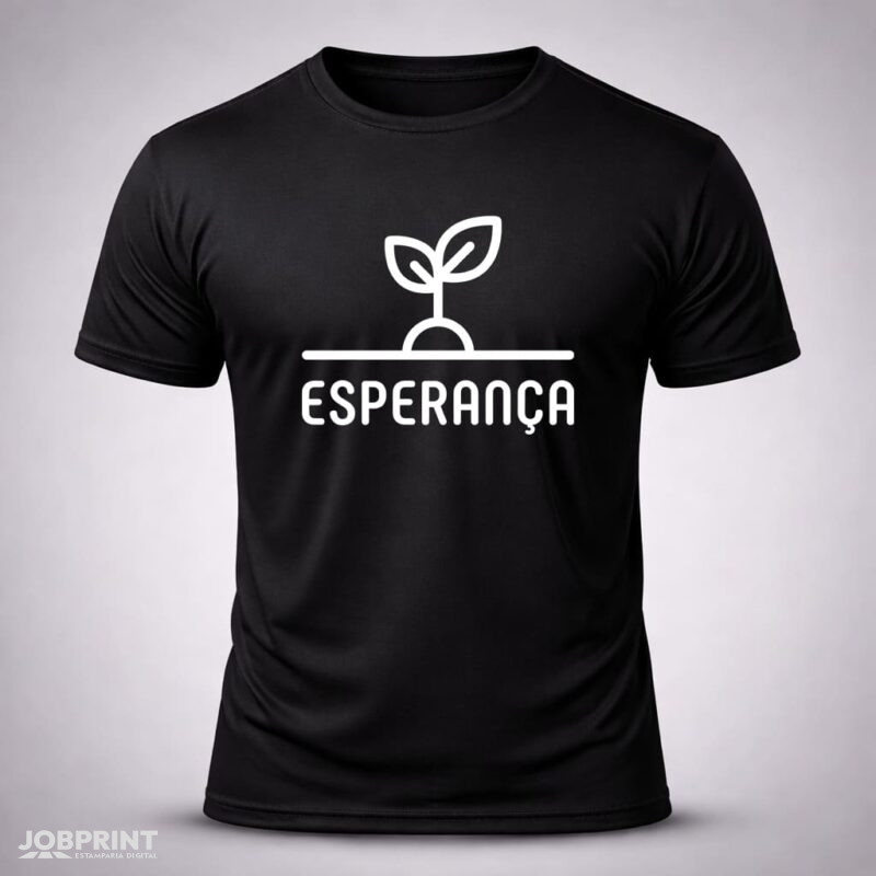 Camiseta Preta Esperança