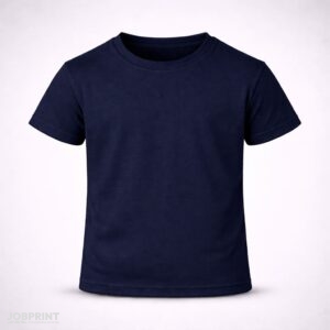 Mockup Base Camiseta Azul Marinho Infantil