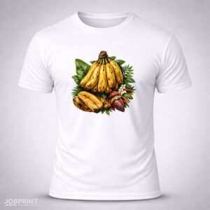 Camiseta Branca Banana da Terra