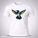 Camiseta Branca Beija Flor