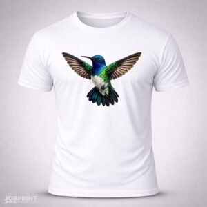 Camiseta Branca Beija Flor