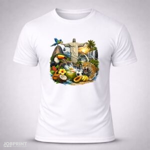 Camiseta Branca Brasil