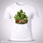 Camiseta Branca Cacto