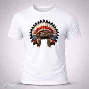 Camiseta Branca Cocar