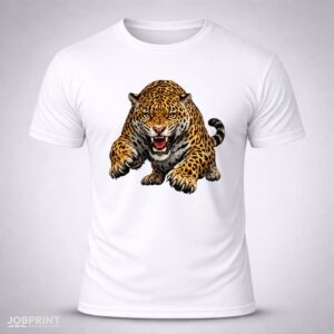 Camiseta Branca Onça Pintada