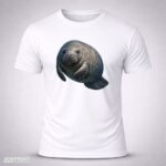 Camiseta Branca Peixe Boi