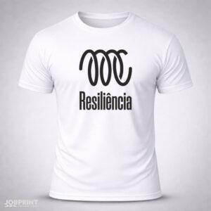 Camiseta Branca Resiliência
