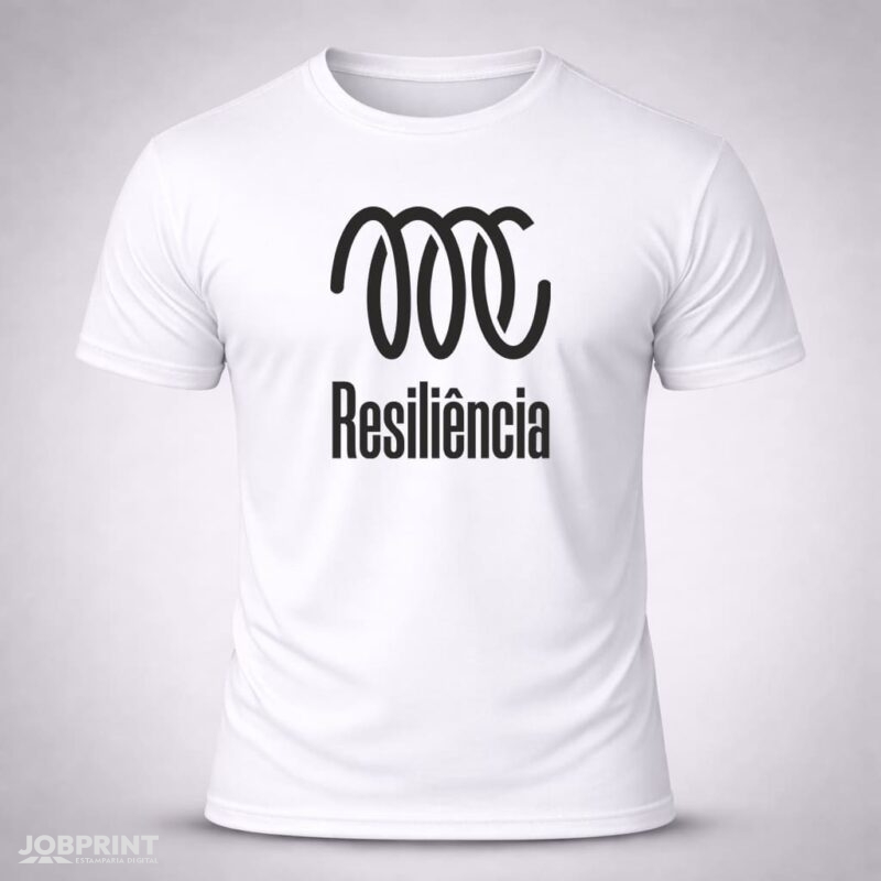 Camiseta Branca Resiliência