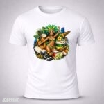 Camiseta Branca Samba do Brasil