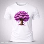 Camiseta Branca Ypê Roxo