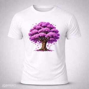 Camiseta Branca Ypê Roxo