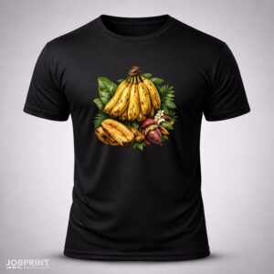 Camiseta Preta Banana da Terra
