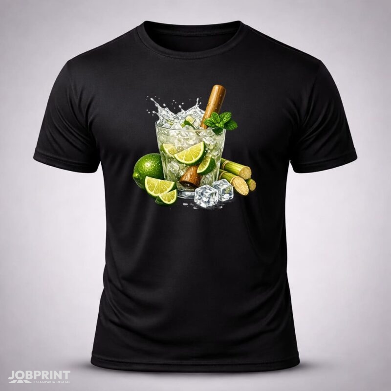 Camiseta Preta Caipirinha