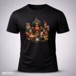 Camiseta Preta Cultura Indígena
