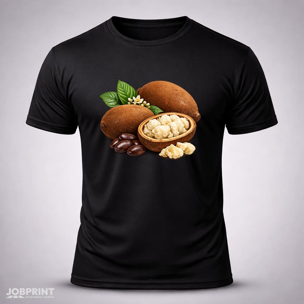 Camiseta Preta Cupuaçu Camiseta Preta Cupuaçu