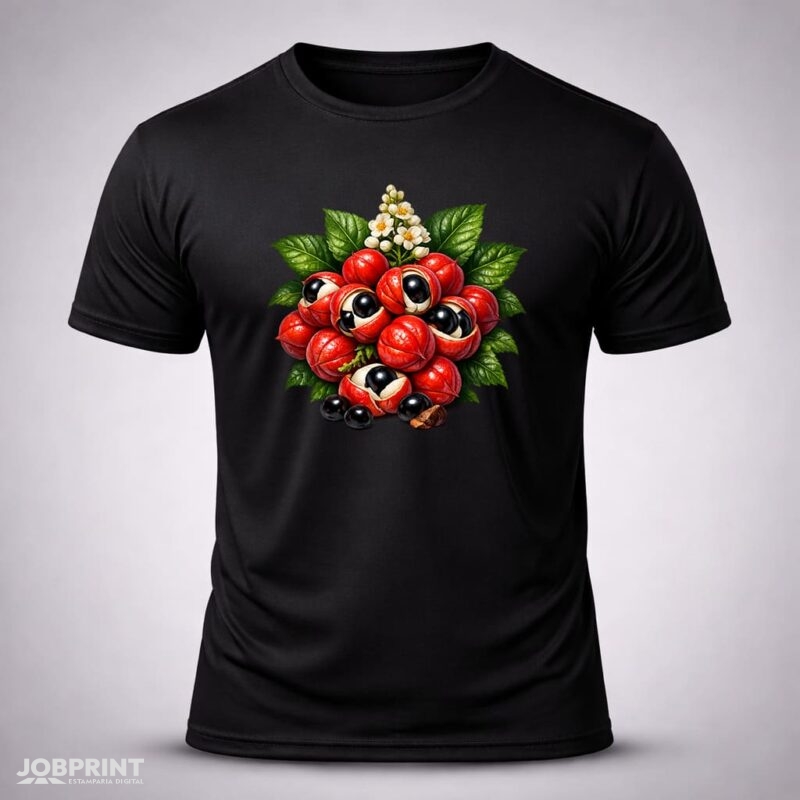 Camiseta Preta Guaraná do Brasil