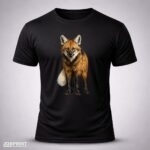 Camiseta Preta Lobo Guará