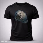 Camiseta Preta Peixe Boi
