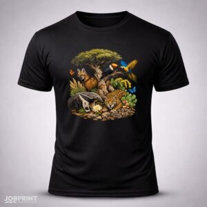 Camiseta Preta Serrado Brasileiro