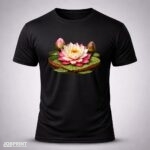 Camiseta Preta Vitória Régia
